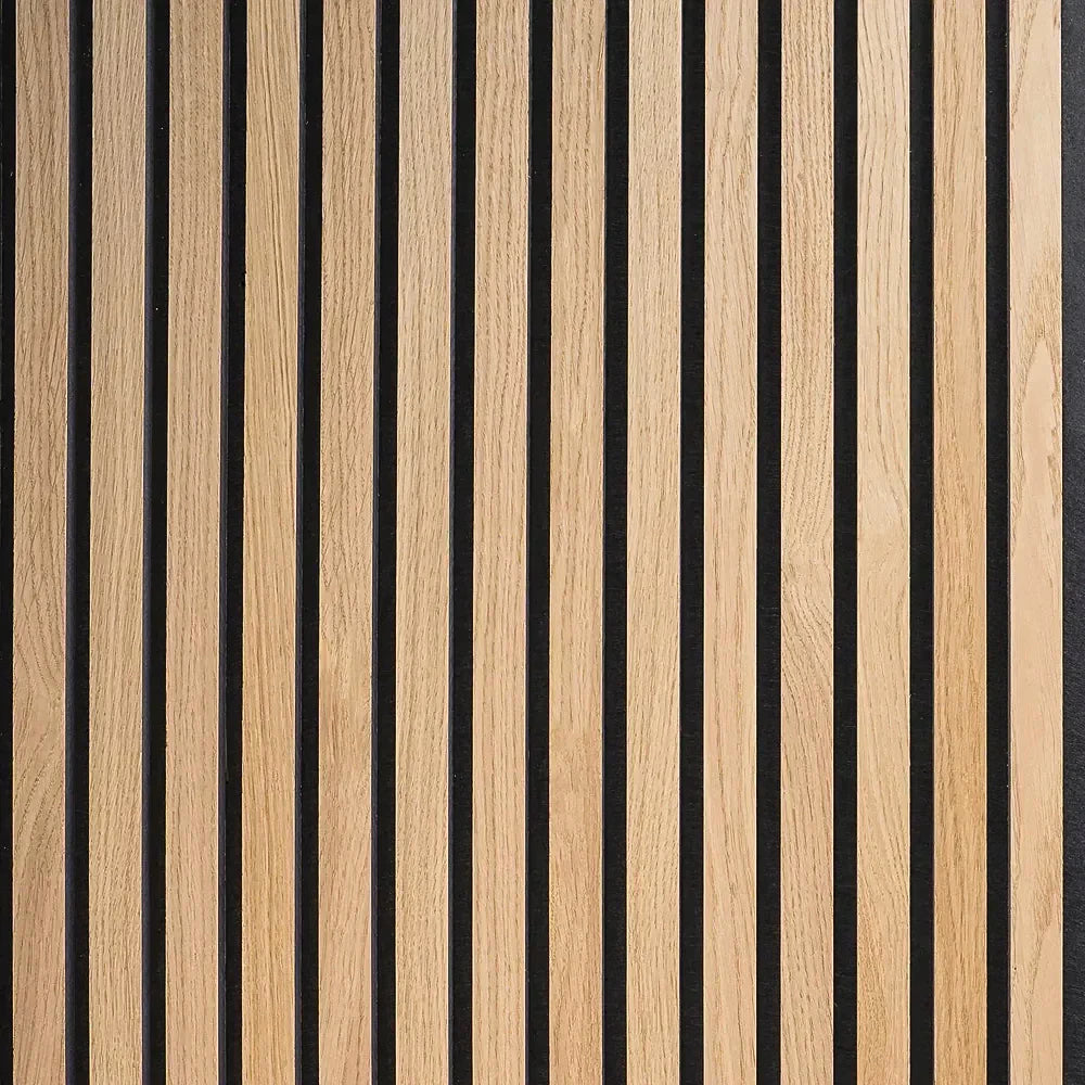 Wood Slat Acoustic Wall – 270 × 110 cm