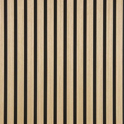 Wood Slat Acoustic Wall – 270 × 110 cm